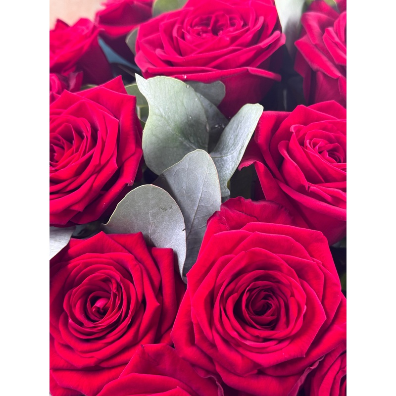 Luxurious Red Rose Hand tied Bouquet