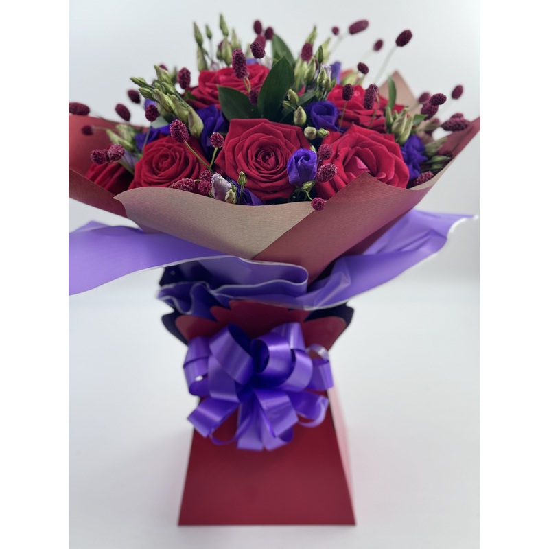 Red Rhapsody Hand Tied Bouquet