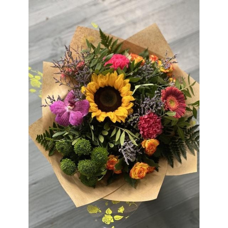 Vibrant Festive Bouquet 1-40.00 – Standard (As shown in image) & 45 – Grand & 50 – Superior & 60 – Exquisite