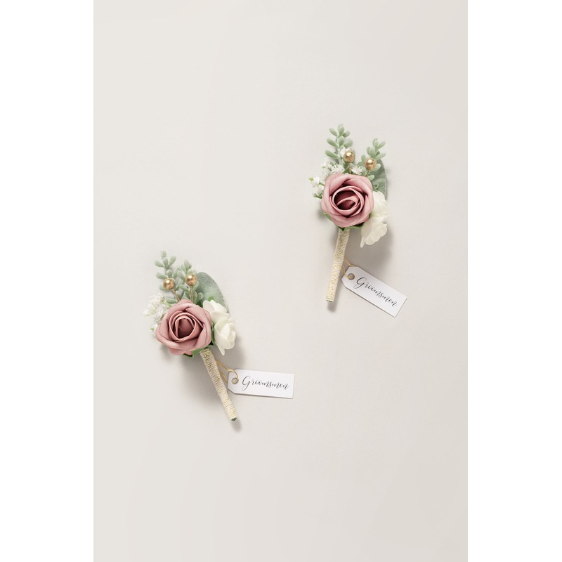 Additional Flower Decorations in Dusty Rose & Cream