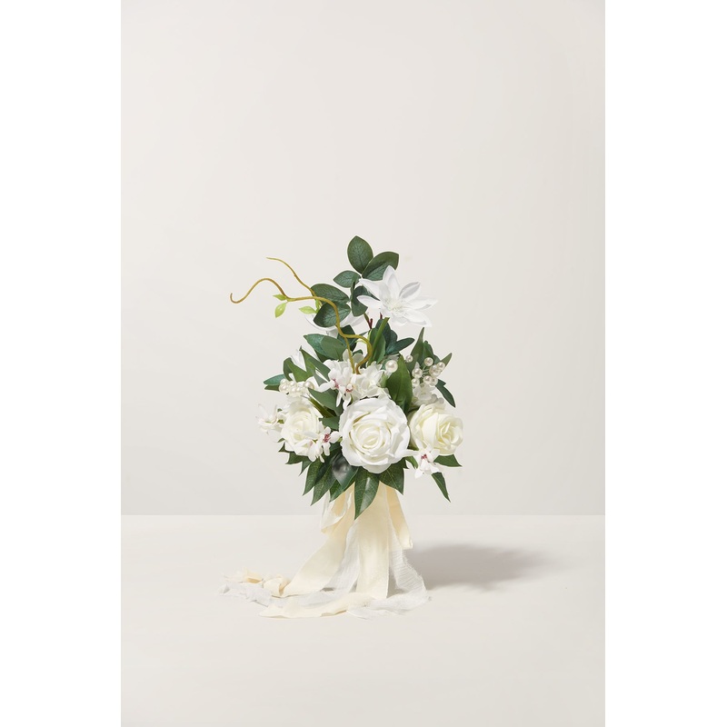 Additional Flower Decorations in White & Sage