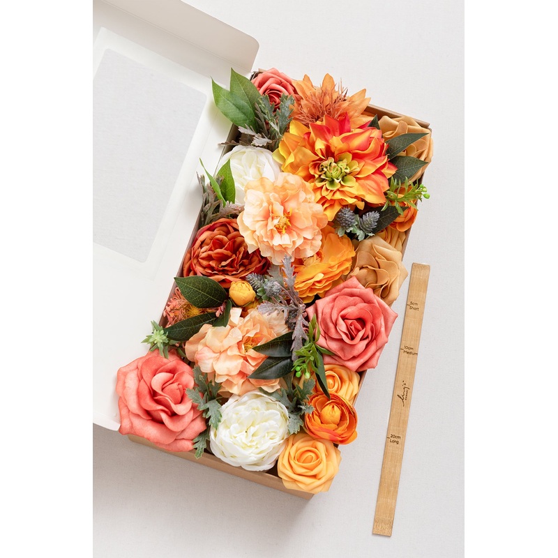 DIY Kits For Centerpieces in Orange Colors
