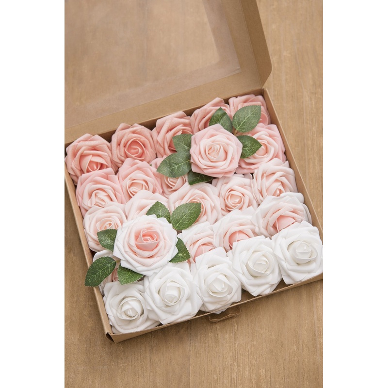 DIY Supporting Flower Boxes in Garden Blush