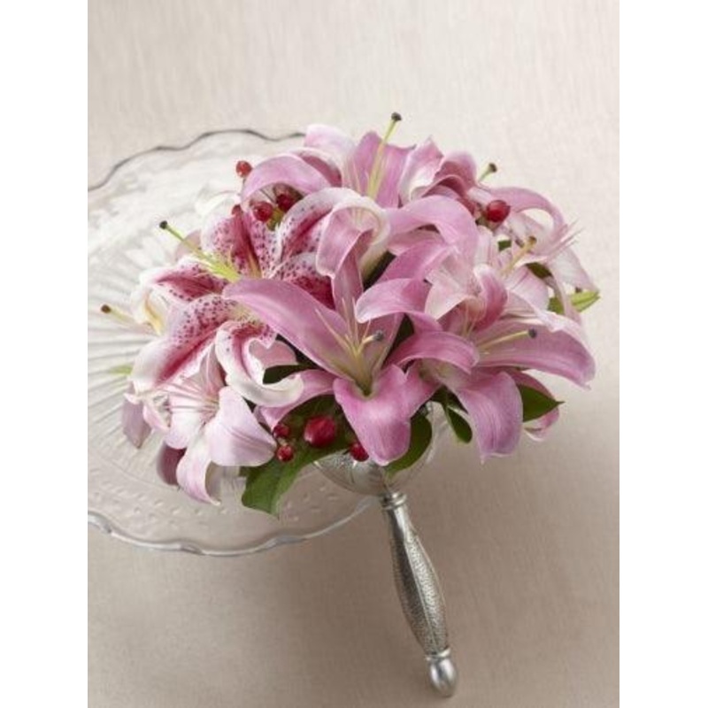 Pink Oriental Lily Bouquet