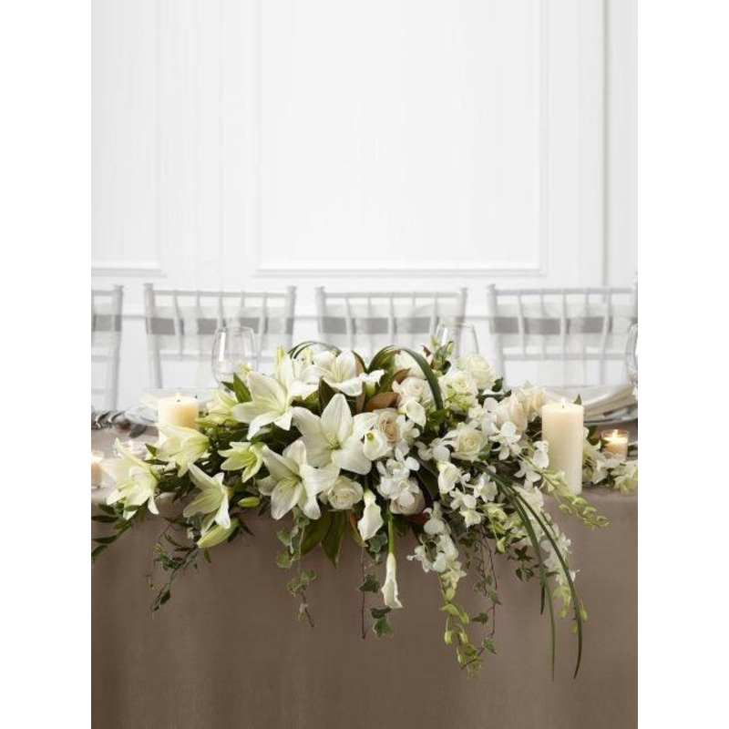 White Linen Arrangement