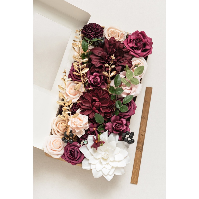 DIY Kits For Centerpieces in Red Colors