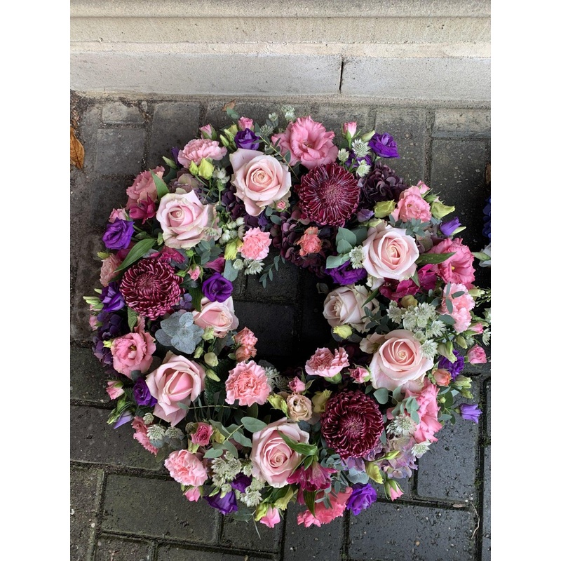 Florist Choice Funeral wreath-Standard & Medium & Large(As showing image) & Extra large
