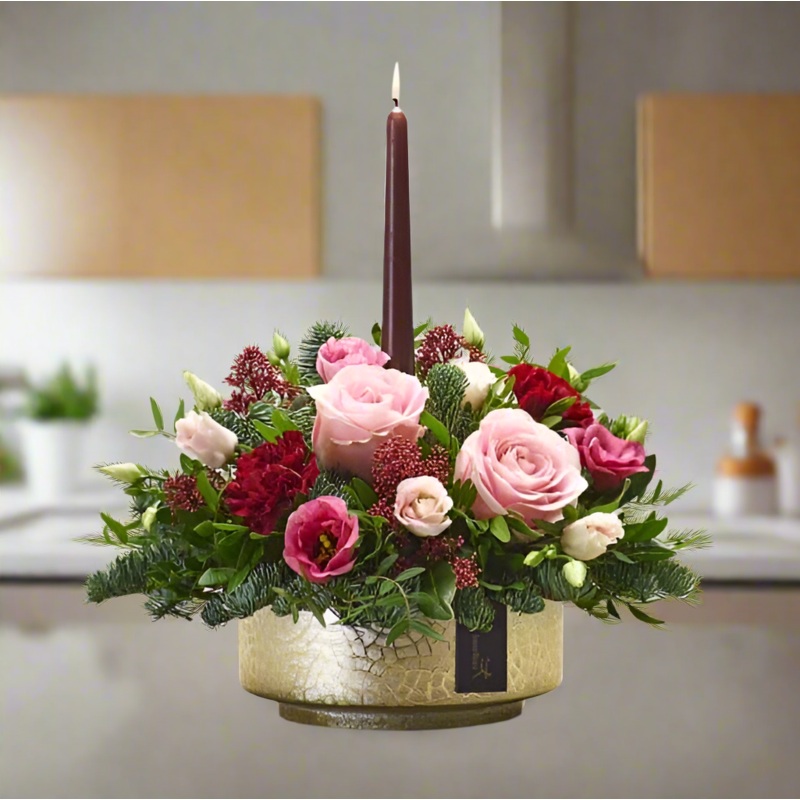 Christmas Candle Arrangement.-Grand & Luxury