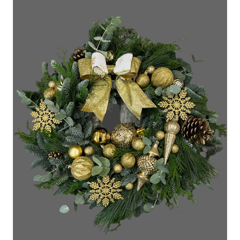 Classic Christmas Door Decoration