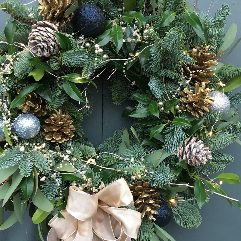 Contemporary Christmas Wreath