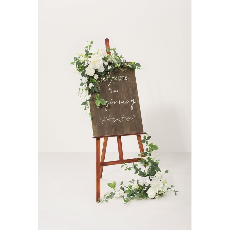 Deluxe Combo Set Flower Sign Decor in May Lily & Olive