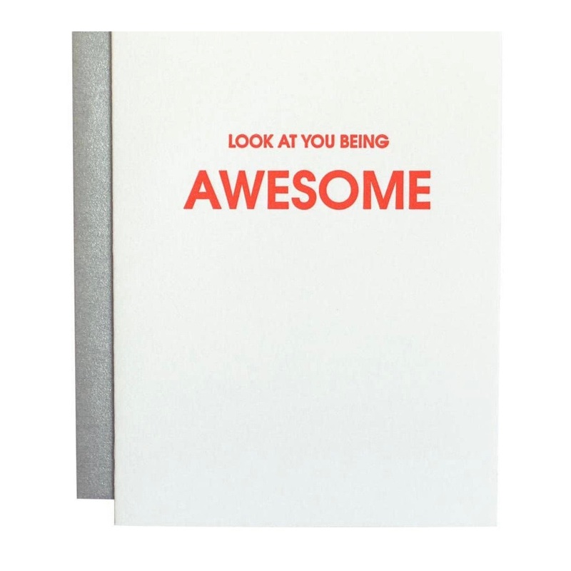 Awesome Letterpress Card