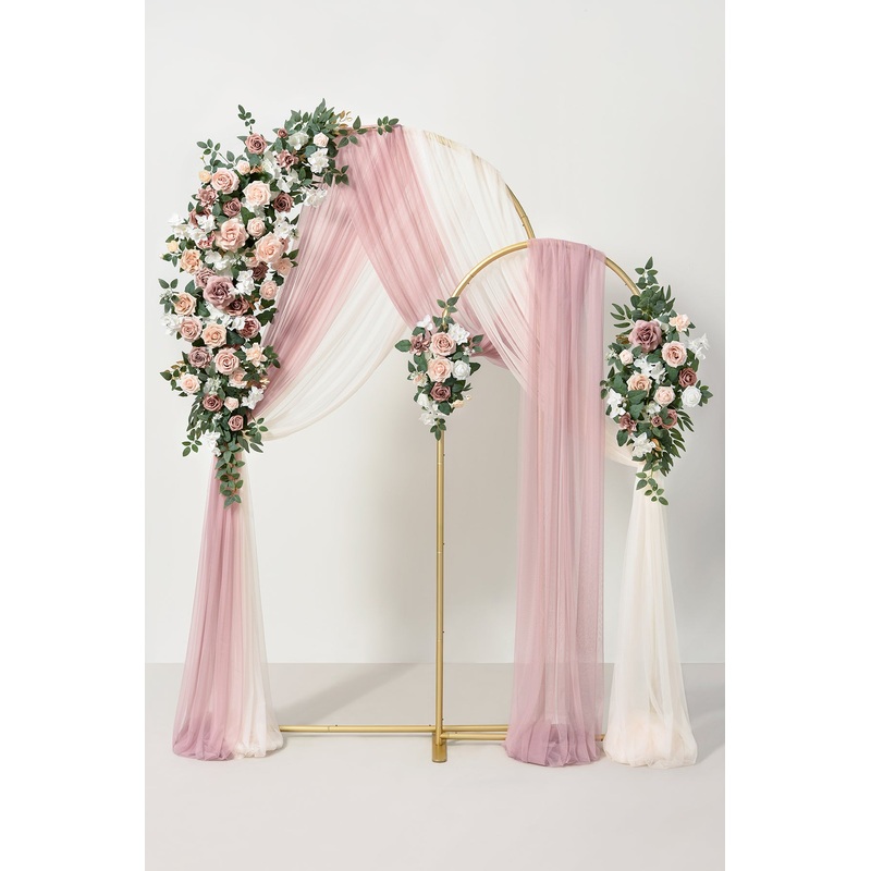 Double Arch Decor Pack in Dusty Rose & Cream | Clearance