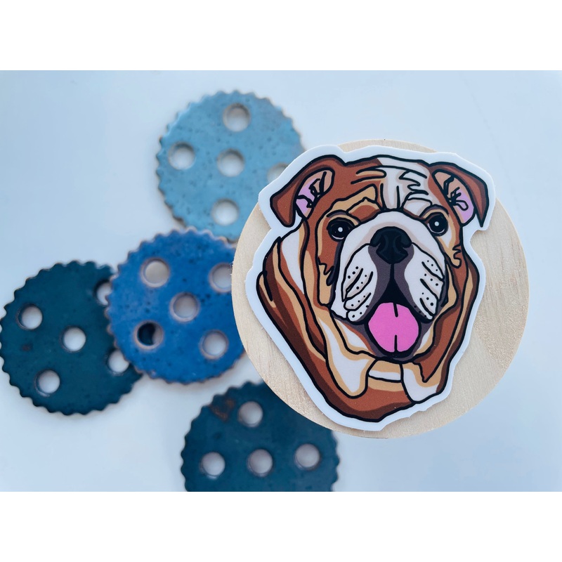 Duke The Bulldog Sticker