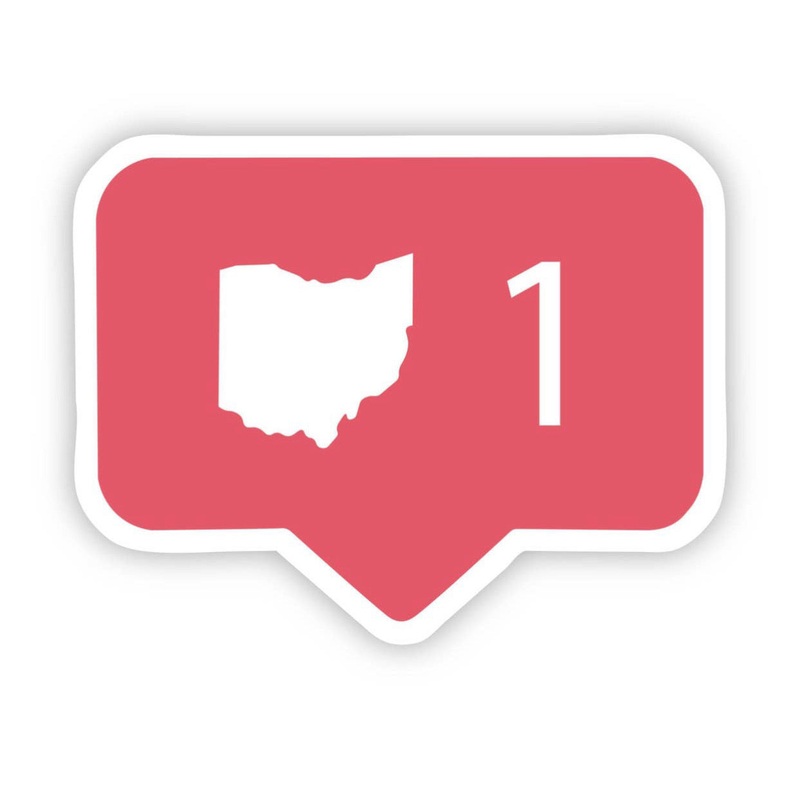 Love Ohio Sticker