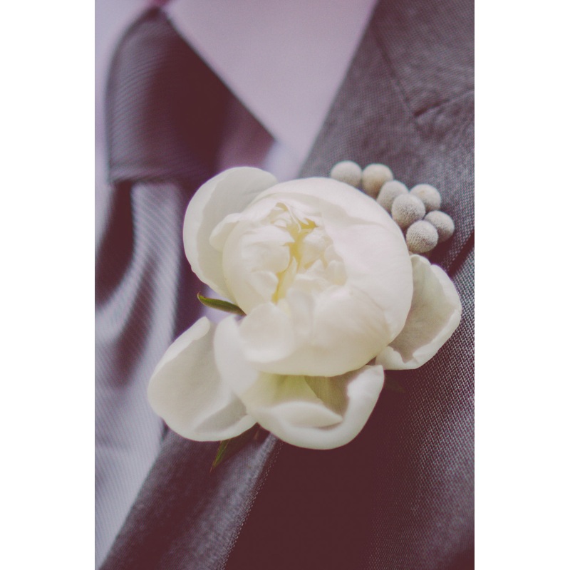 Prom-Homecoming Boutonniere-RED & WHITE & PINK & BLUSH