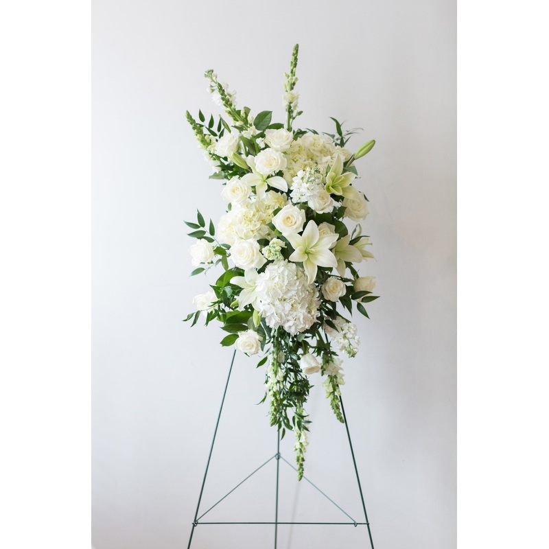 Standing Spray Sympathy Arrangement