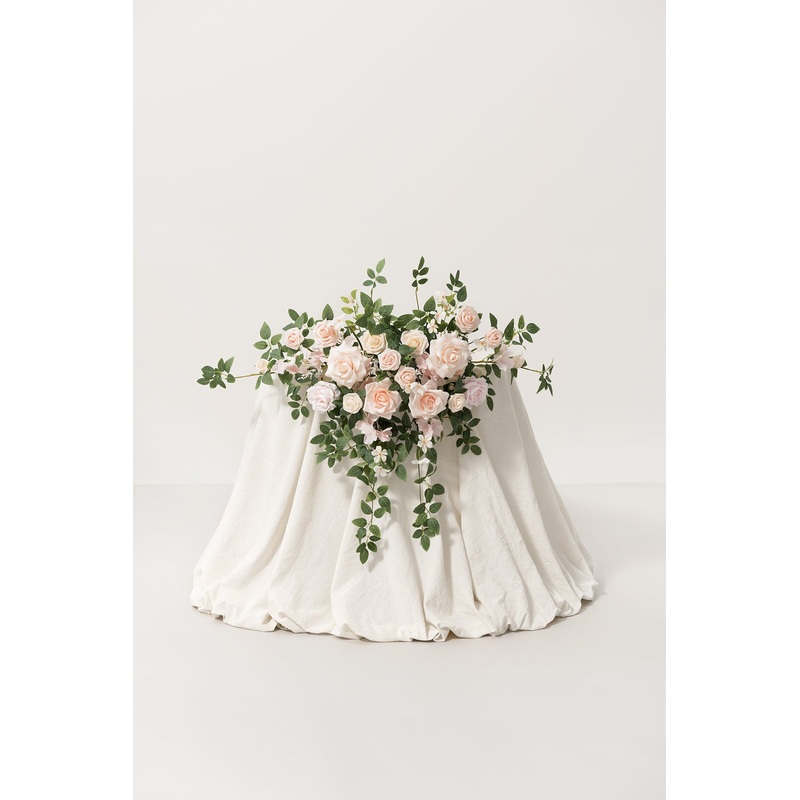 Sweetheart Table Floral Swags in Blush & Cream | Clearance