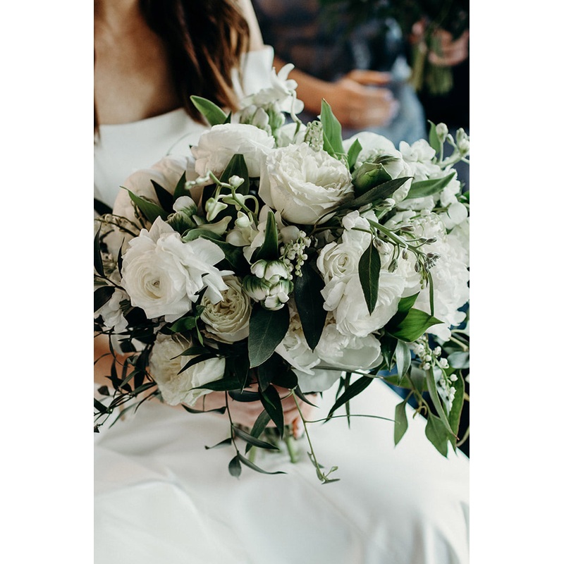 Wedding Bouquet & Boutonniere Set