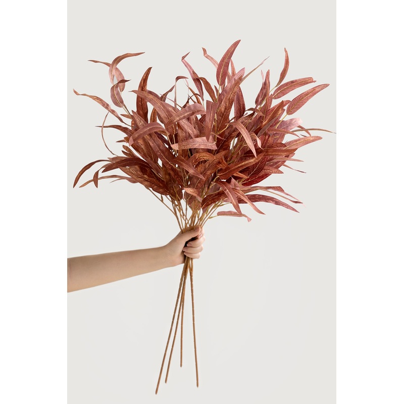 2.9ft Salix Leaves with Stems | Clearance