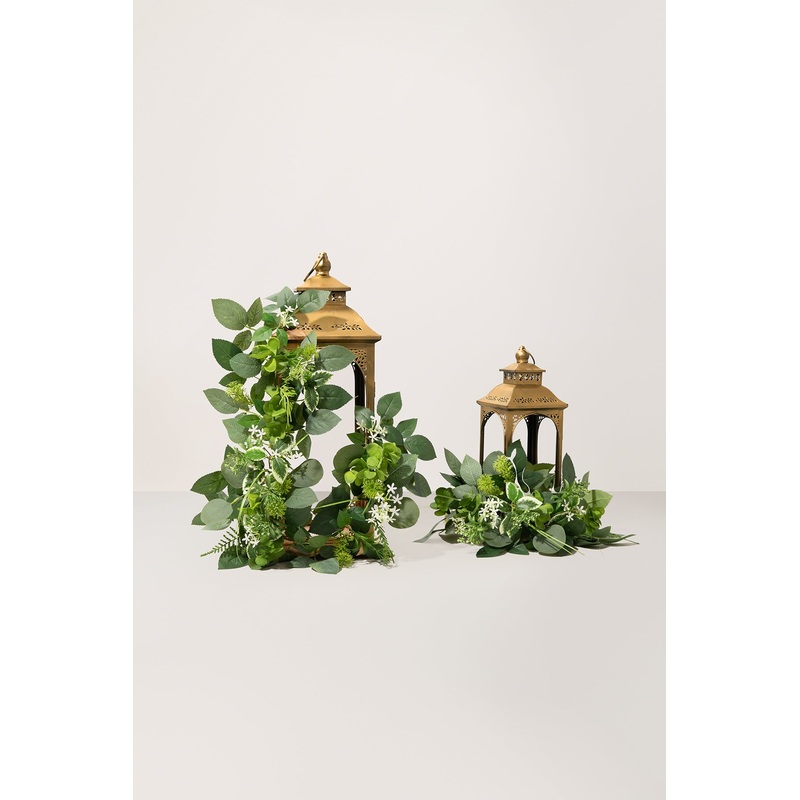 2ft Flower Garlands in Sage & Green