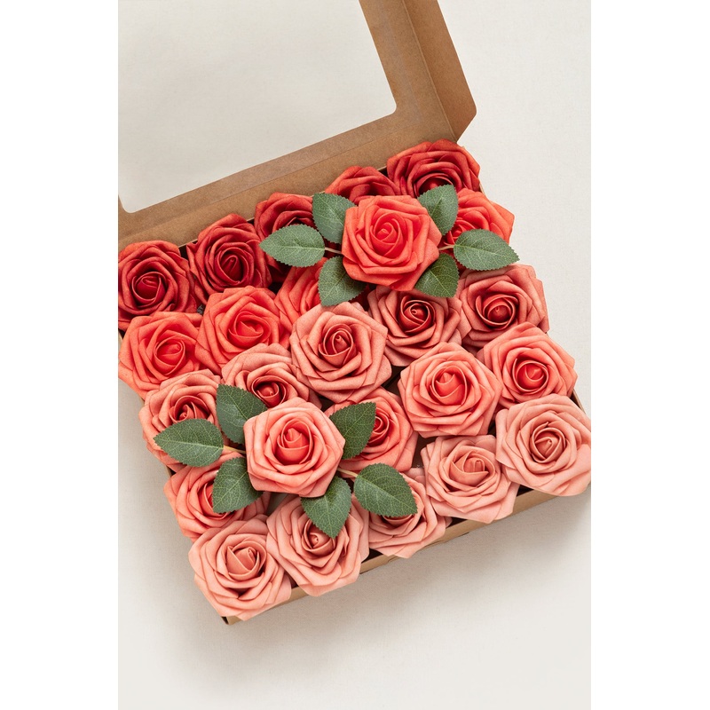 3 Foam Rose with Stem | Clearance