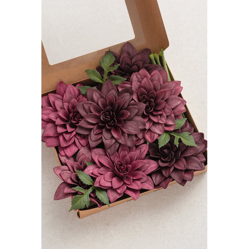 6.5 Foam Dahlia with Stem | Clearance