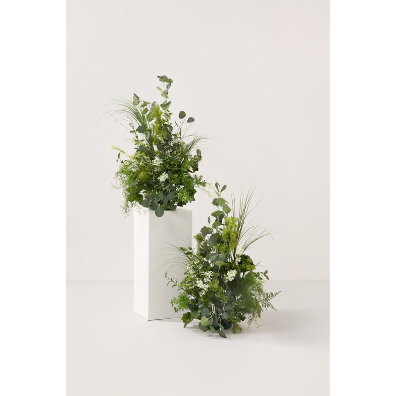 Altar Decor Free-Standing Flowers in Sage & Green
