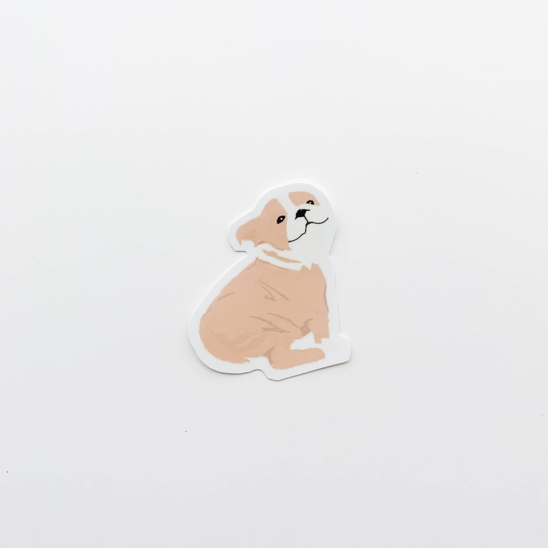 Sticker – Puppy Bulldog