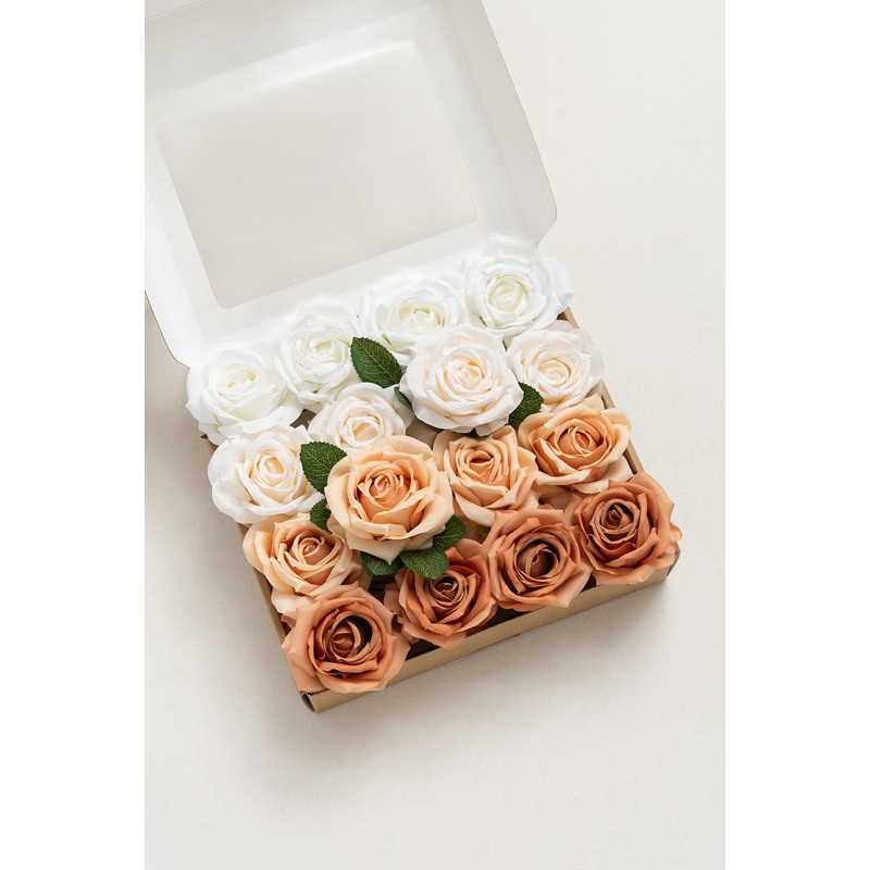 3.5 Silk Vendela Rose with Stem in Rustic Glow Romance Wedding