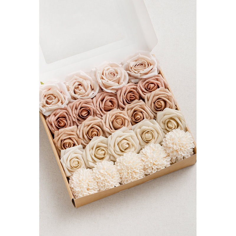 5-in-1 Quintet Floral Boxes in Rustic Glow Romance Wedding