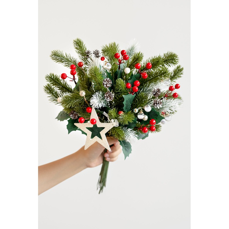 Accent Combo in Christmas Red & Sparkle