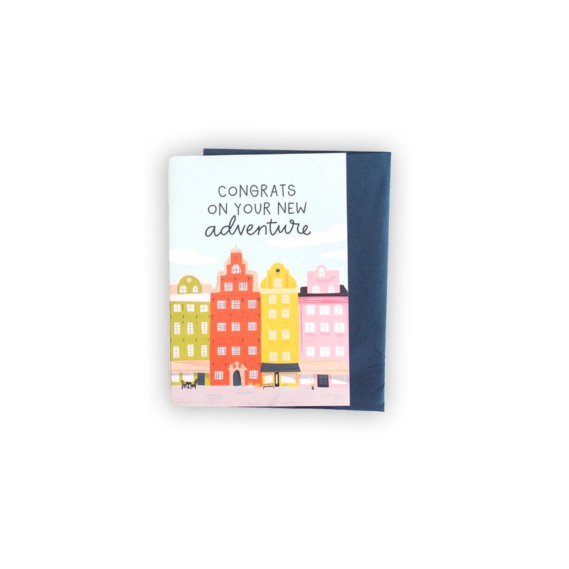 New Adventure Congratulations Greeting Card