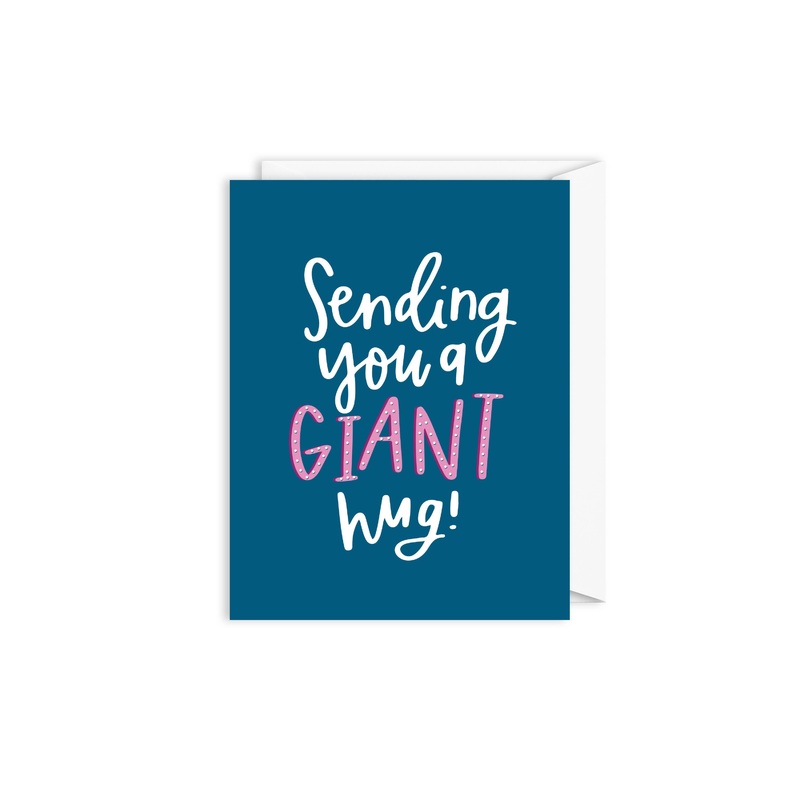 Sending You a Giant Hug Sympathy Greeting Card
