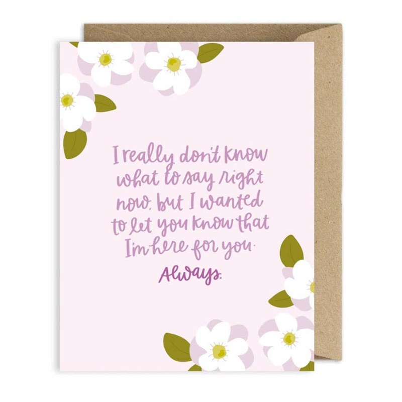 Sympathy Floral Greeting Card