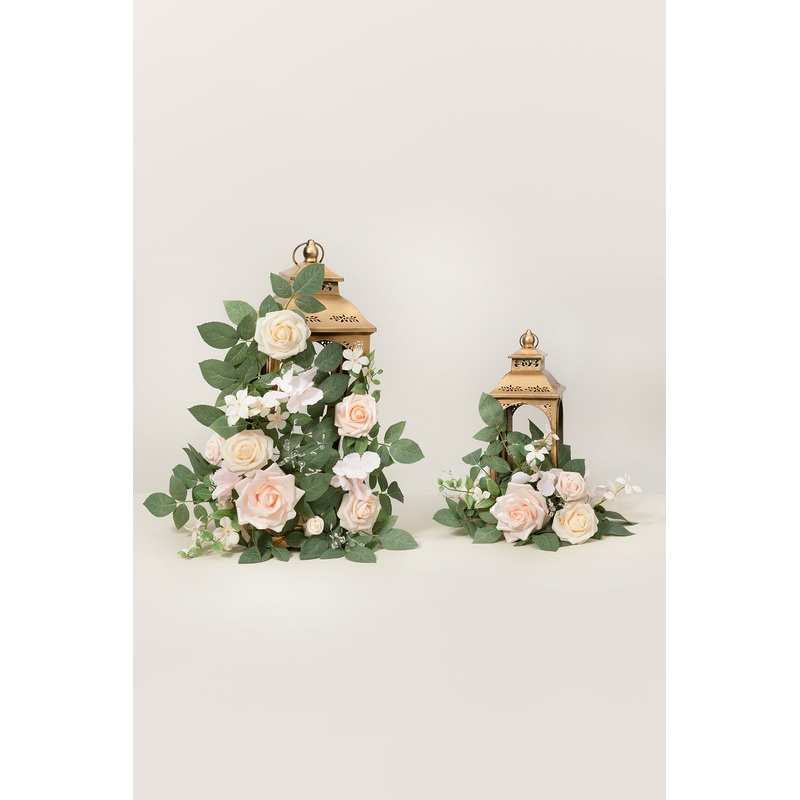 2ft Flower Garlands in Blush & Cream