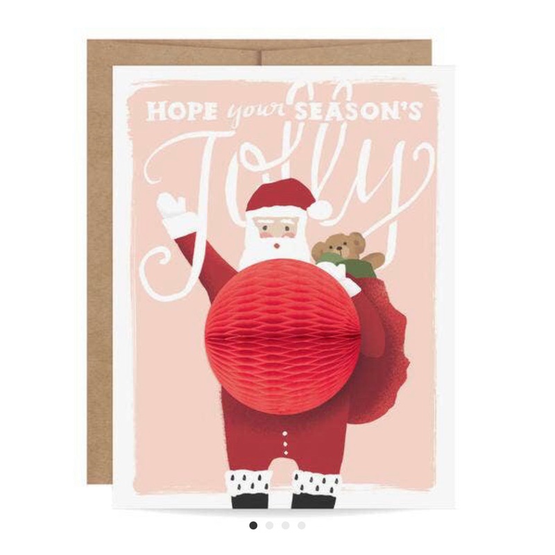 Holiday Santa Card – 3D Belly
