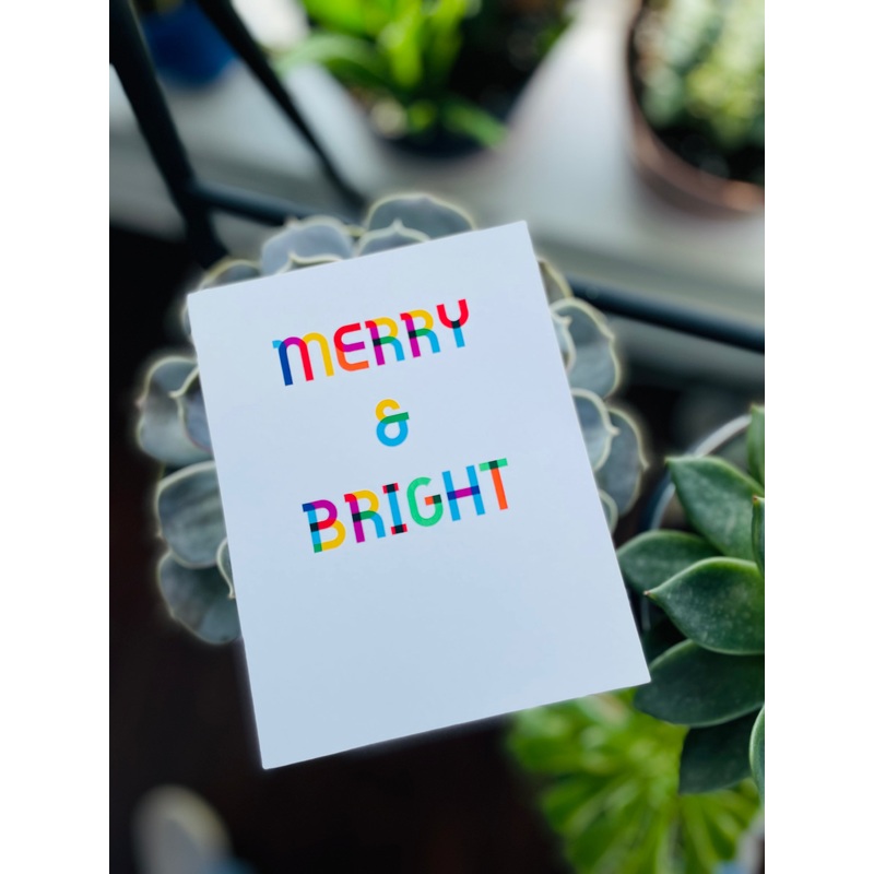Merry & Bright Greeting Card