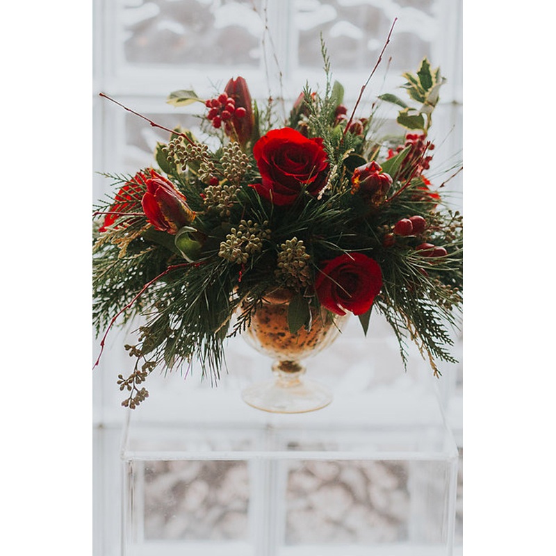 Traditonal Holiday Table Centerpiece – Compote