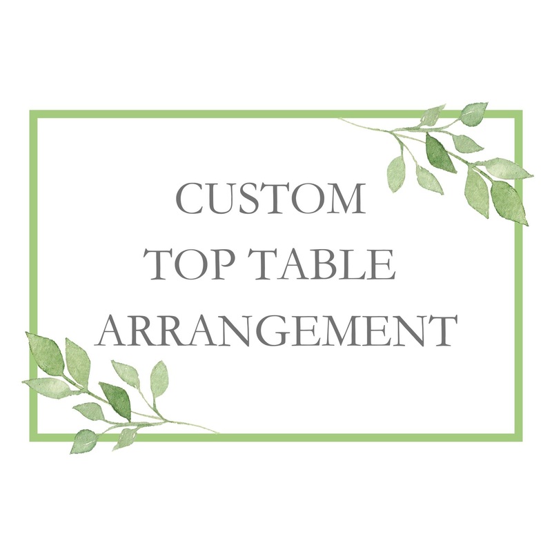 Custom Top Table Arrangement-40cm long and low & 60cm long and low & 90cm long and low & 1.7m garland