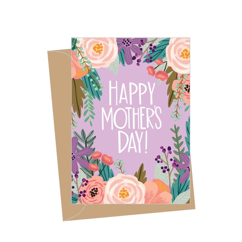 Mini Happy Mother’s Day Floral Enclosure Card