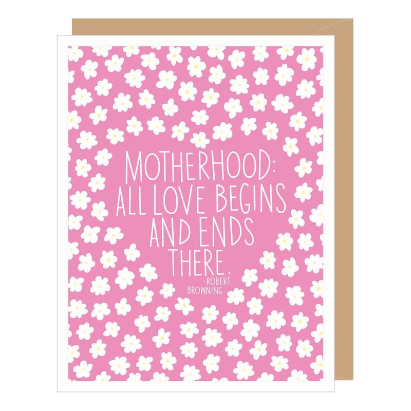 Robert Browning Quote Mother’s Day Card