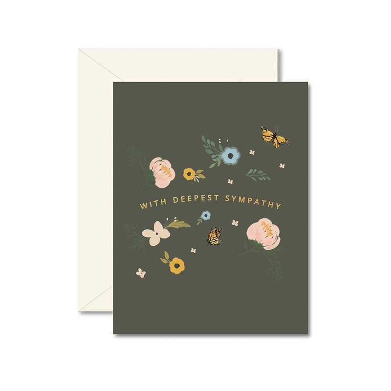 With Deepest Sympathy Greeting Card