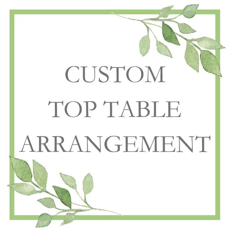 Hannah’s top table arrangement