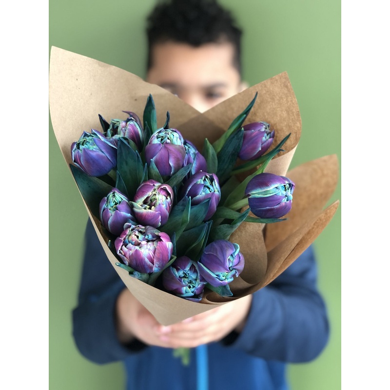 LIMITED EDITION:  Blue Tulip Bouquet