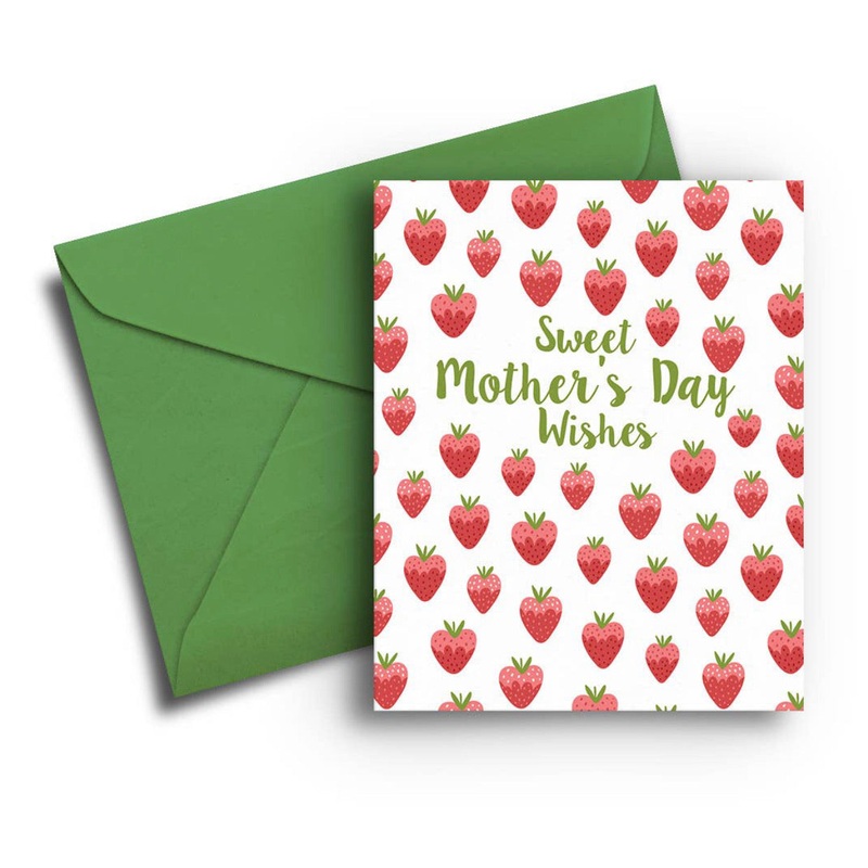 Mothers Day Card – Sweet Strawberries