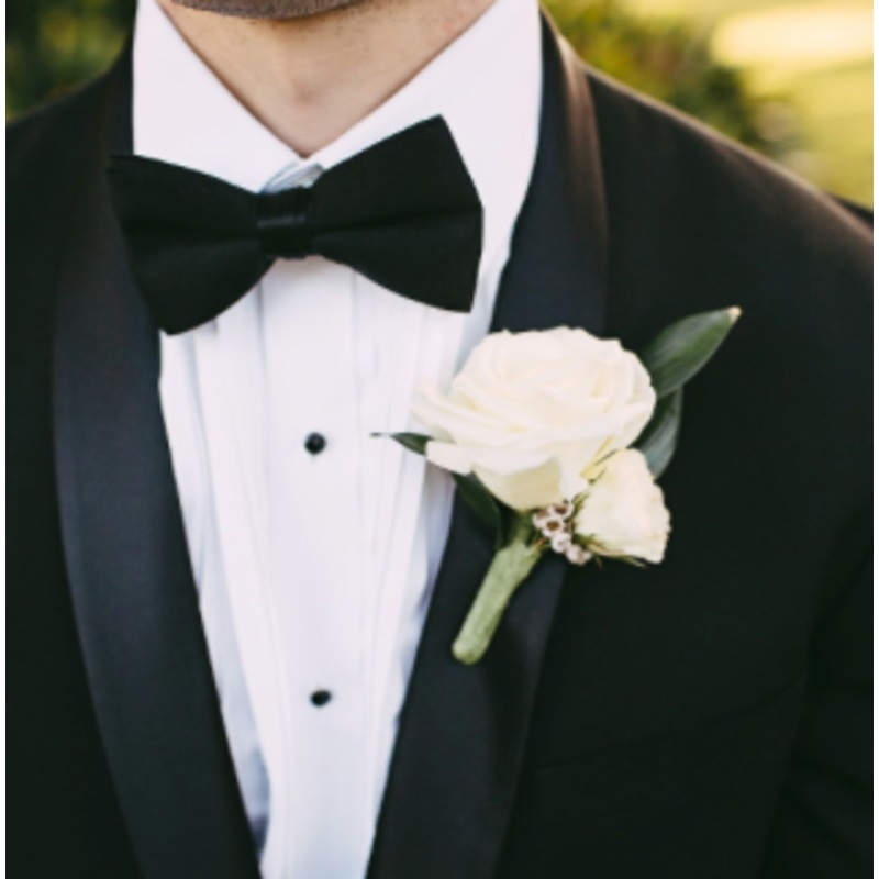 Boutonniere-Single Flower & Multi Flower-Pink & White & Red & Navy Blue & Blue & Yellow & Green & Purple