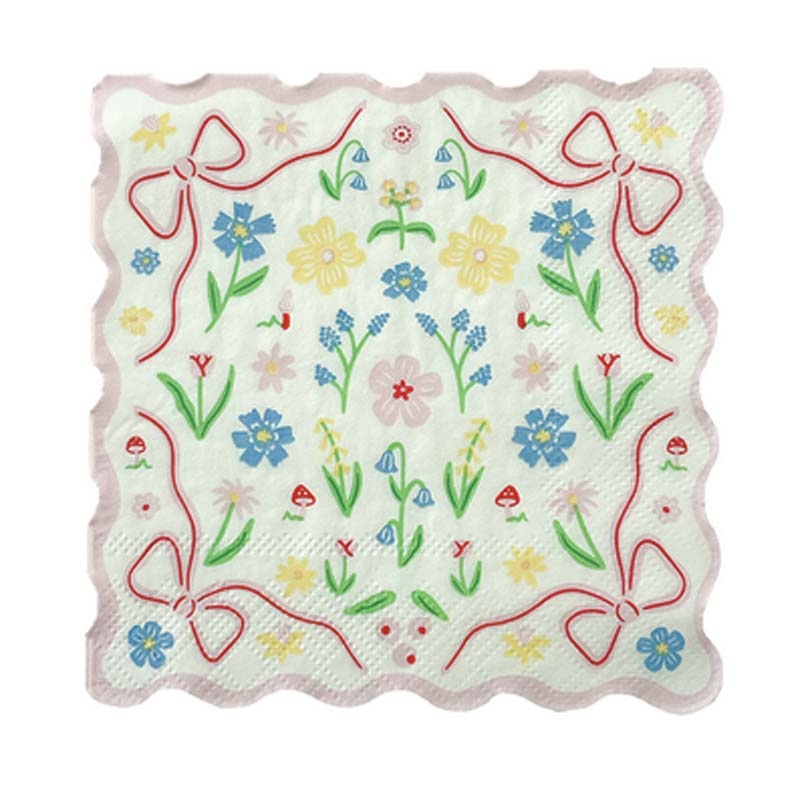 Bunnies in the Garden – Pink Floral Cocktail