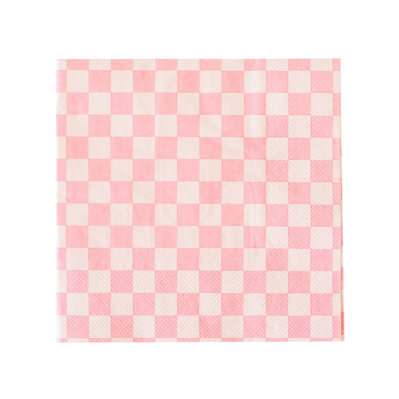 Check It! Cocktail Napkins: Tickle Me Pink