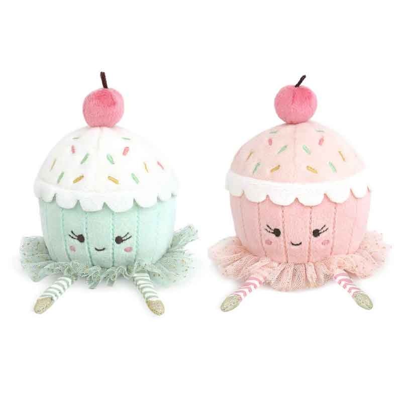 Cupcake Plush-Pink, White, Green & Blue